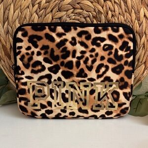 PINK Leopard Print IPad Sleeve